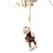 Lustre 3L Floresta Macaco Quarto Bebê Infantil Menina Menino