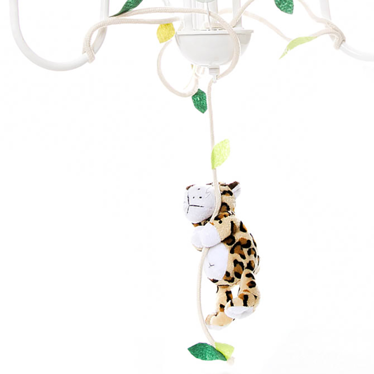 Lustre 3L Floresta Onça Quarto Bebê Infantil Menina Menino