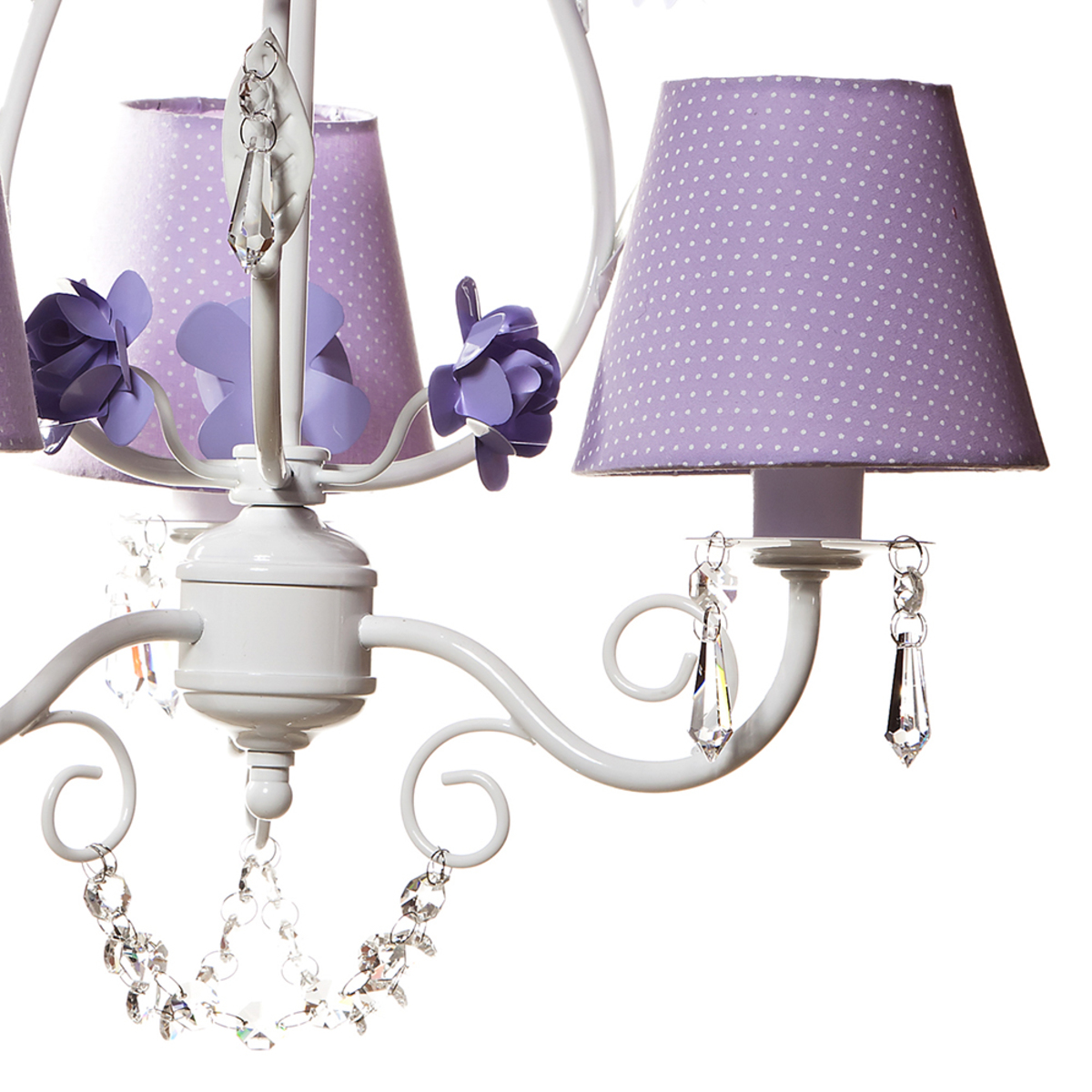Lustre 3L Garden Lilás Quarto Bebê Infantil Menina