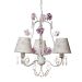 Lustre 3L Garden Rosa Quarto Bebê Infantil Menina