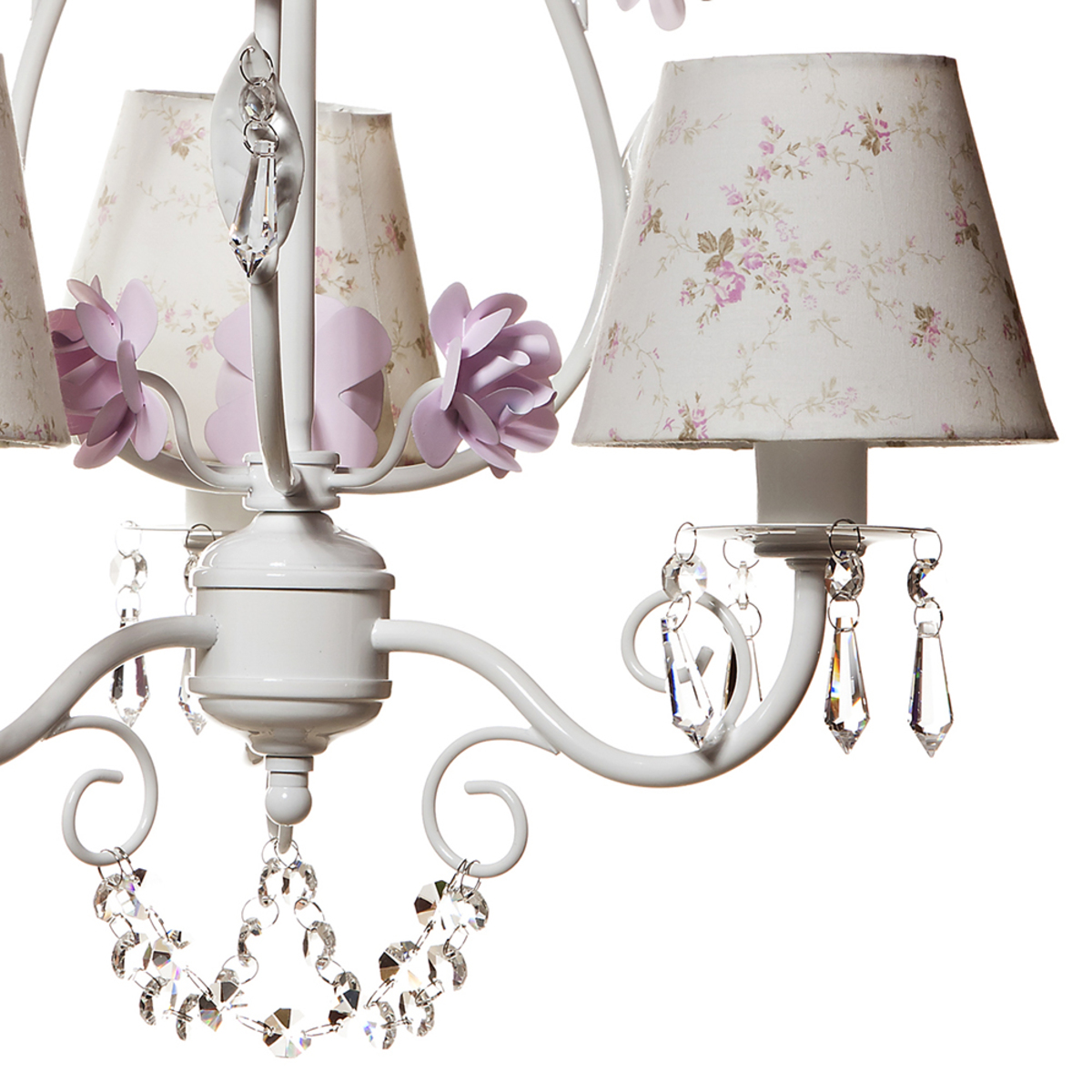 Lustre 3L Garden Rosa Quarto Bebê Infantil Menina
