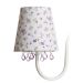 Lustre 3L Pingente Gotinha Lilás Quarto Bebê Infantil Menina