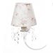Lustre 3L Primavera Cristais 2 Flores G Rosa Quarto Bebê Infantil
