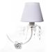 Lustre 3L Primavera Cristais 3 Flores P Branco Quarto Bebê Infantil