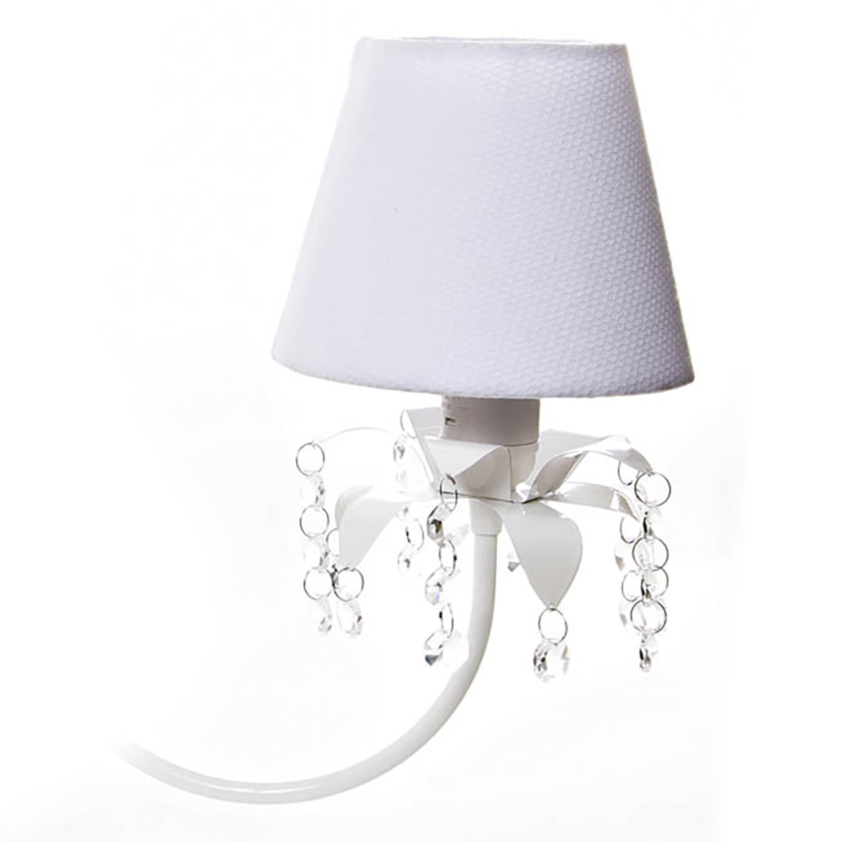 Lustre 3L Primavera Cristais Quarto Bebê Infantil