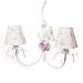 Lustre 3L Primavera Rosa 2 Flores G Quarto Bebê Infantil Menina