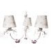 Lustre 3L Primavera Rosa 3 Flores P Quarto Bebê Infantil Menina