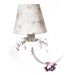 Lustre 3L Primavera Rosa 3 Flores P Quarto Bebê Infantil Menina