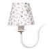 Lustre 3L Simples 3 Flores P Lilás Quarto Bebê Infantil Menina