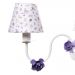Lustre 3L Simples 6 Flores P Lilás Quarto Bebê Infantil