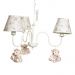 Lustre 3L Simples Com 3 Ursinhas De Tiara Quarto Bebê Infantil
