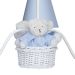 Lustre 3L Toys Claro Ursinho Azul Quarto Bebê Infantil Menino