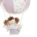 Lustre Balão Bolinha Rosa Quarto Bebê Infantil