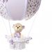 Lustre Balão Bolinha Ursa Lilás Quarto Bebê Infantil
