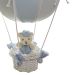 Lustre Balão Bolinha Urso Azul Quarto Bebê Infantil