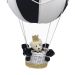 Lustre Balão Bolinha Urso Príncipe Marinho Quarto Bebê Infantil Menino