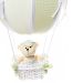 Lustre Balão Bolinha Urso Verde Quarto Bebê Infantil