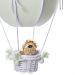 Lustre Balão Bolinha Verde Floresta Quarto Bebê Infantil Menino