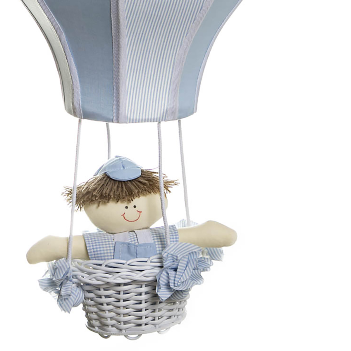 Lustre Balão Cintura Azul Quarto Bebê Infantil Menino