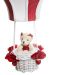 Lustre Balão Cintura Ursa Vermelha Quarto Bebê Infantil Menina