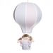 Lustre Balão G Rosa Com Boneca Quarto Bebê Infantil