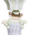 Lustre Balão G Verde Com Boneco Quarto Bebê Infantil