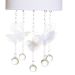 Lustre Tubular Branco Com Bailarinas Quarto Bebê Infantil