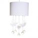 Lustre Tubular Branco Com Bailarinas Quarto Bebê Infantil