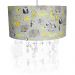 Lustre Tubular Cristais Safári Quarto Bebê Infantil Menino Menina