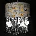 Lustre Tubular Cristais Safári Quarto Bebê Infantil Menino Menina