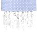 Lustre Tubular Cristais Ursinho Príncipe Quarto Bebê Infantil Menino
