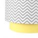 Lustre Tubular Duplo Chevron Cinza Quarto Bebê Infantil Menino Menina
