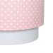 Lustre Tubular Duplo Coroa Rosa Quarto Bebê Infantil Menina