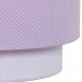 Lustre Tubular Duplo Lilás Quarto Bebê Infantil