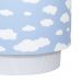 Lustre Tubular Duplo Nuvem Azul Quarto Bebê Infantil Menino