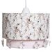 Lustre Tubular Duplo Rosa Ursinhas Quarto Bebê Infantil Menina