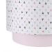 Lustre Tubular Duplo Triângulos Rosa Quarto Bebê Infantil Menina