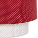 Lustre Tubular Duplo Vermelho Quarto Bebê Infantil