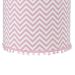 Lustre Tubular Pompom Chevron Rosa Quarto Bebê Infantil Menina