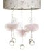 Lustre Tubular Rosa Com Bailarinas Quarto Bebê Infantil