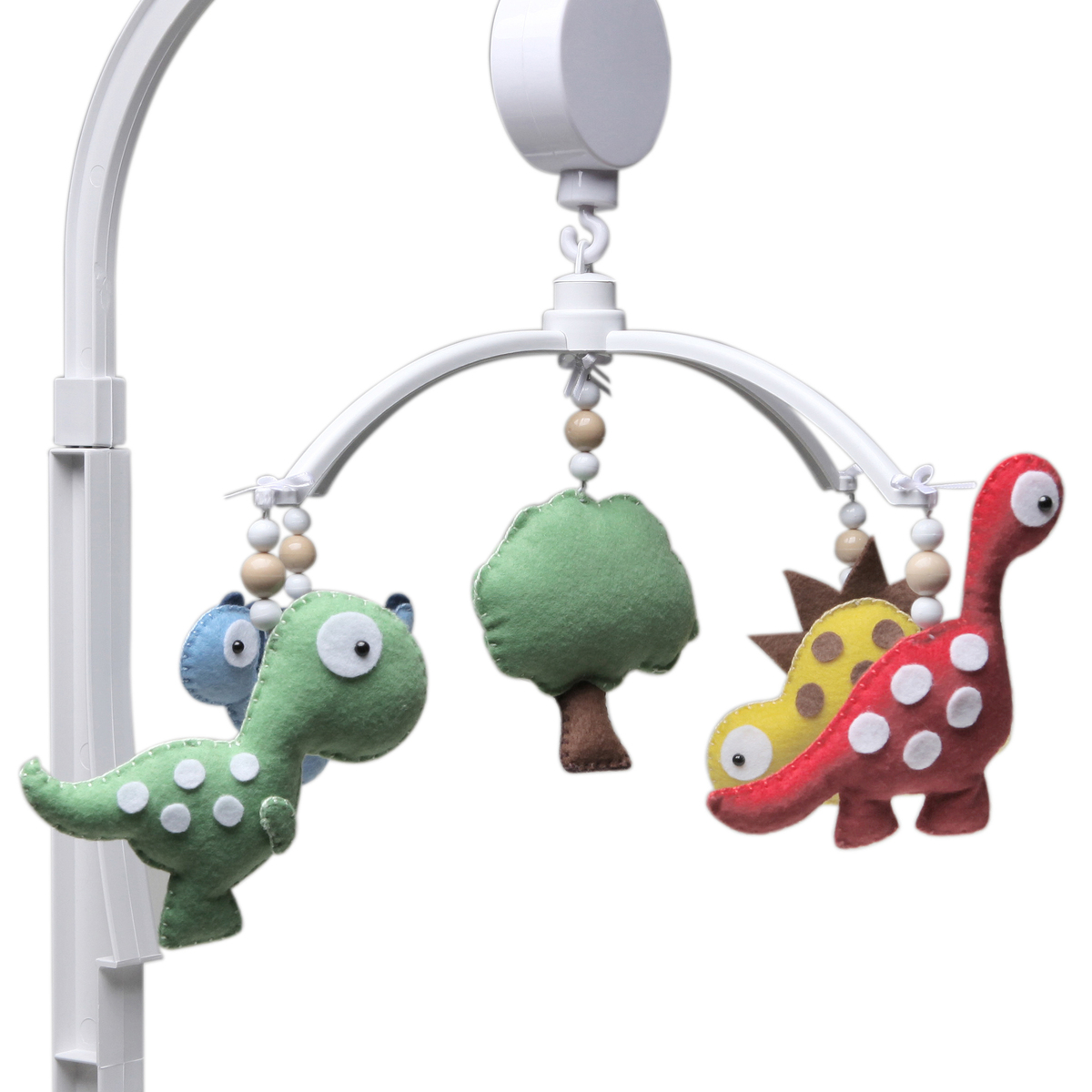 Móbile Musical Dinossauros Quarto Bebê Infantil Menina Menino