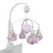 Móbile Musical Ursinha Flores Rosa e Coração Quarto Bebê Infantil Menina