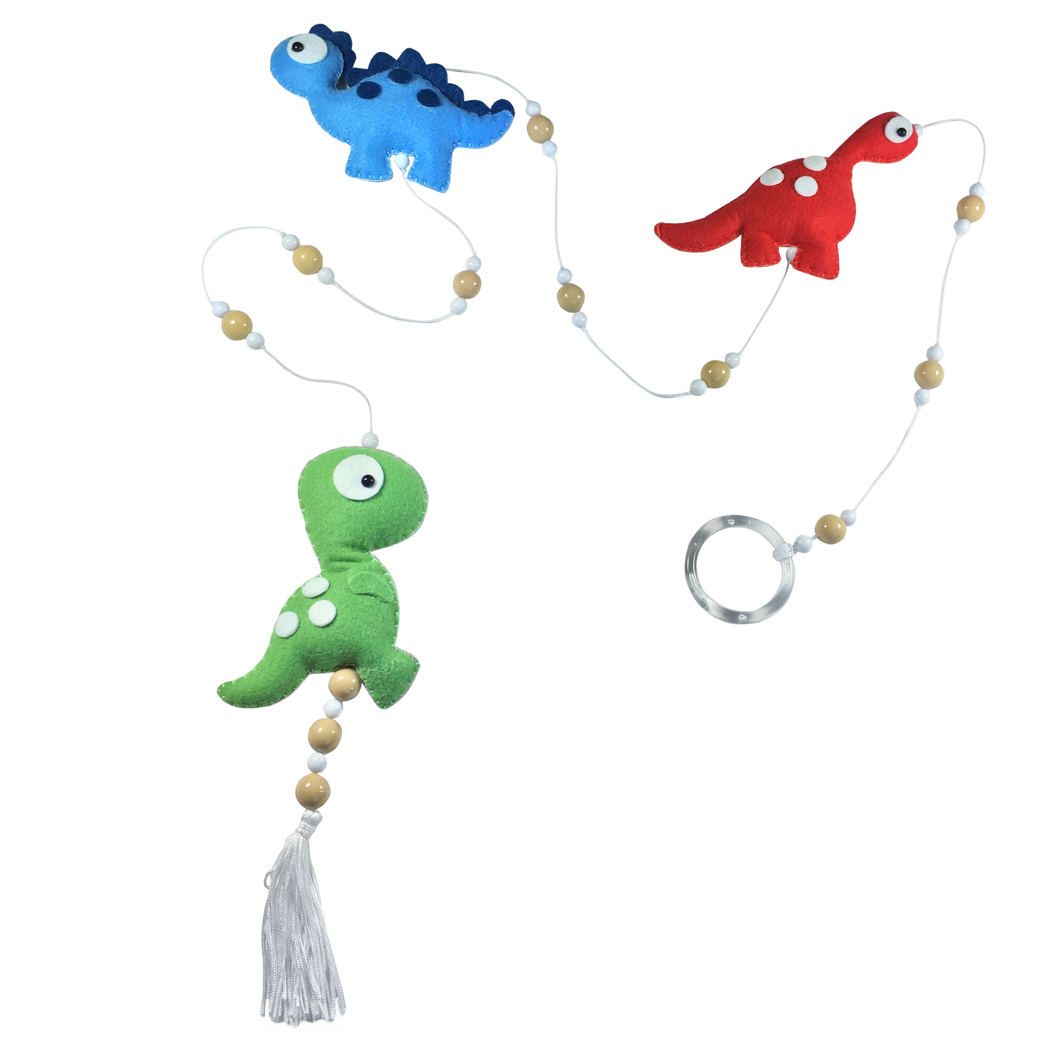 Pingente De Cortina Dinossauro Quarto Bebê Infantil Menino Menina