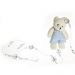 Pingente De Cortina Urso Com Roupa Azul Quarto Bebê Infantil Menino (Unidade)