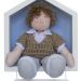 Porta Maternidade Casinha Menino com Blusa de Crochê Quarto Bebê Infantil