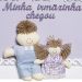 Quadro Arabesco Menino Com Irmãzinha Lilás Quarto Bebê Menina Menino
