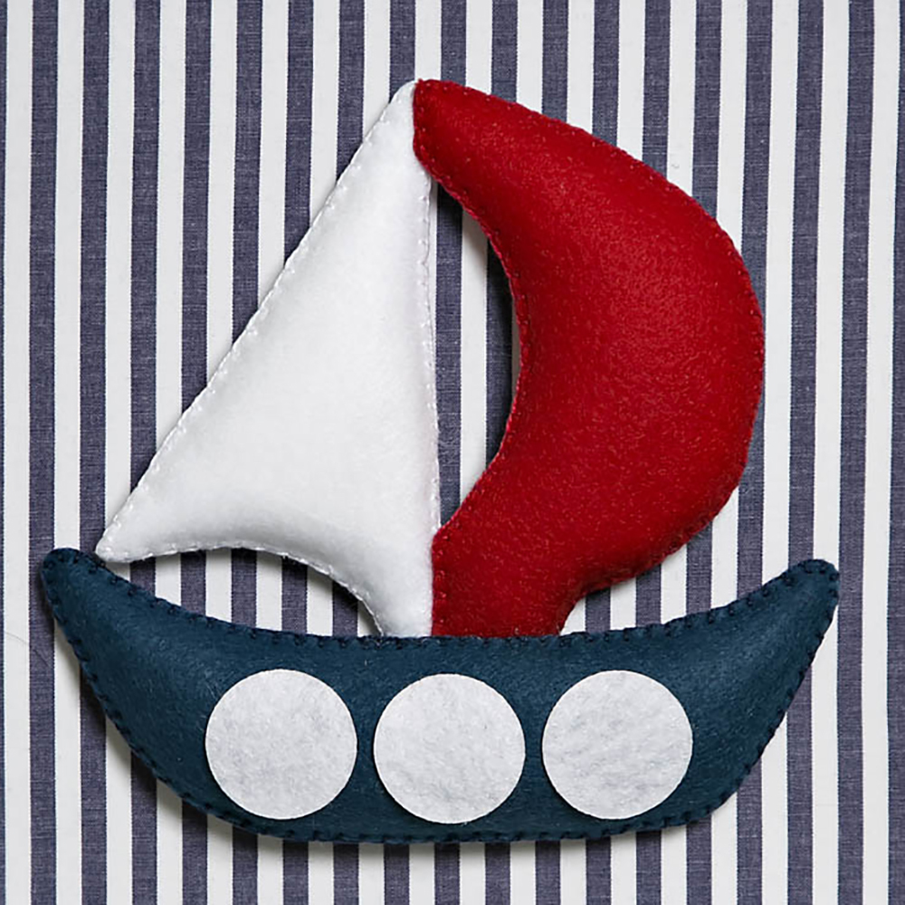 Quadro Decorativo Barco Quarto Bebê Infantil Menino