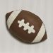 Quadro Decorativo Bola Futebol Americano Quarto Bebê Infantil  Menino