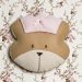 Quadro Decorativo Cara De Ursa Princesa Quarto Bebê Infantil Menina
