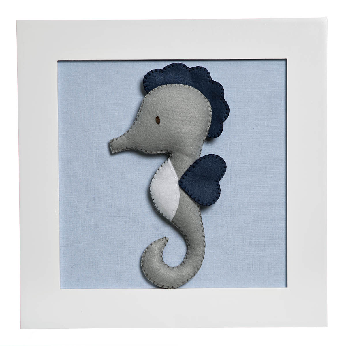 Quadro Decorativo Cavalo Marinho Quarto Bebê Infantil